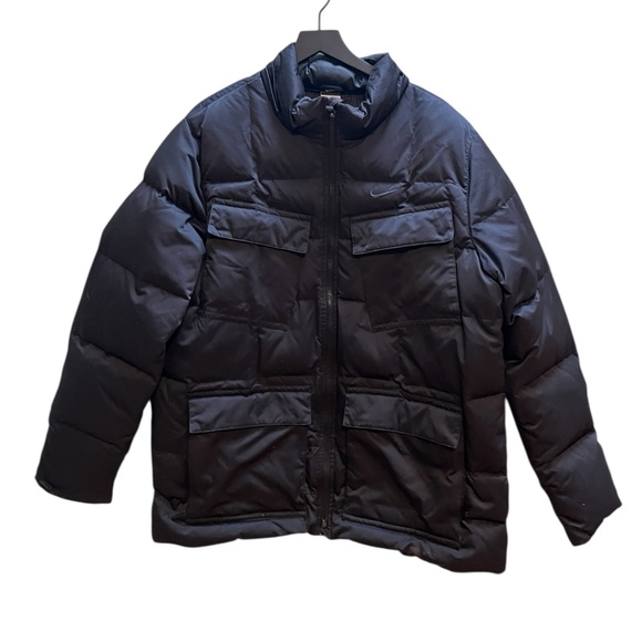 Y2K Nike Puffer 550 Vintage Down Jacket Embroidered Swoosh Logo size XL